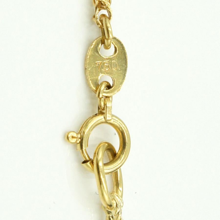 ウォルサム(WALTHAM)　750ダイヤモンドペンダントネックレス　重量12.55ｇ(石の重量含む)　ネックレス長さ 約39cm　レディース（中古）