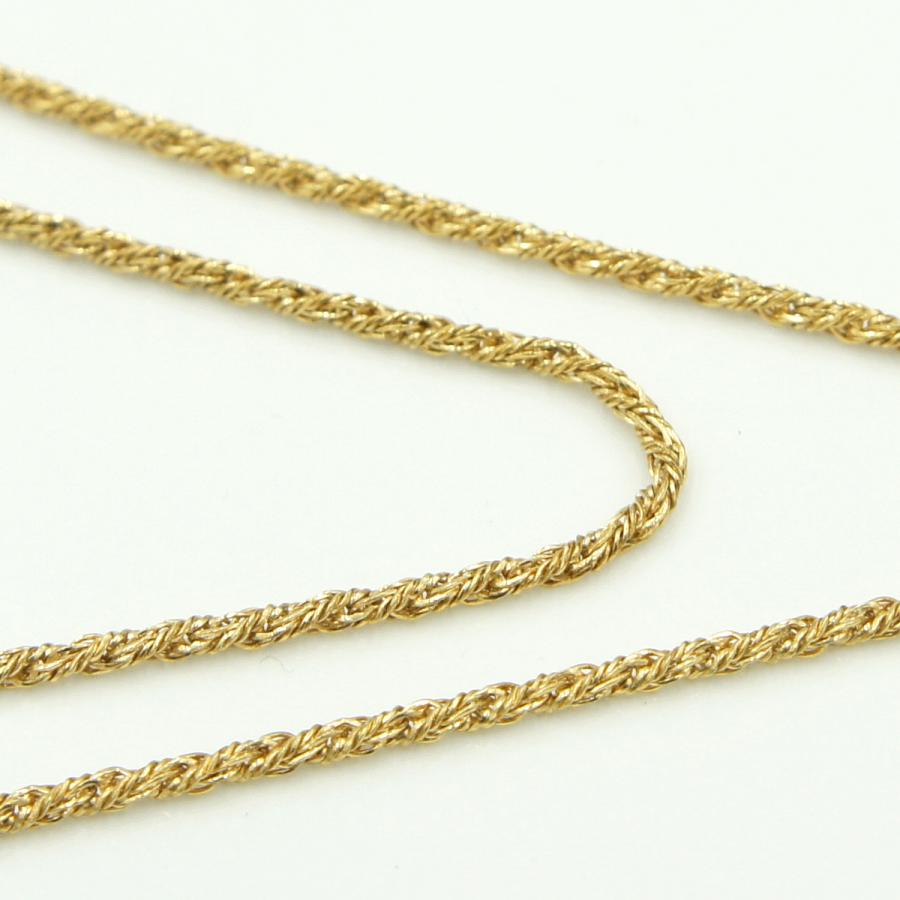 ウォルサム(WALTHAM)　750ダイヤモンドペンダントネックレス　重量12.55ｇ(石の重量含む)　ネックレス長さ 約39cm　レディース（中古）