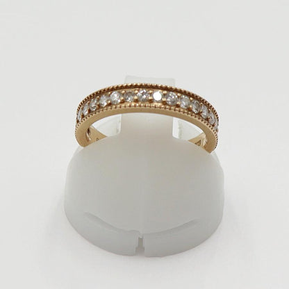 K18PGダイヤリング　D0.33ct　サイズ5.5号　重量2.43ｇ(石の重量含む)　(中古)