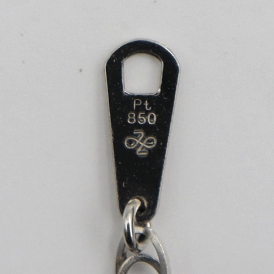 Pt850デザインブレスレット　長さ18.0cm　重量4.13ｇ（中古）
