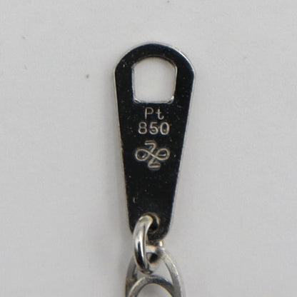 Pt850デザインブレスレット　長さ18.0cm　重量4.13ｇ（中古）