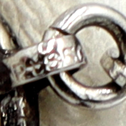 Pt850デザインブレスレット　長さ18.0cm　重量4.13ｇ（中古）