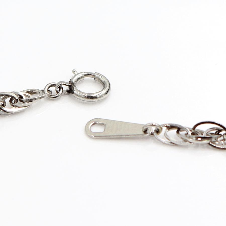 Pt850デザインブレスレット　長さ18.0cm　重量4.13ｇ（中古）