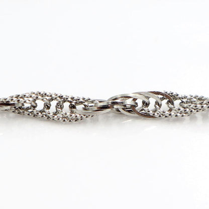 Pt850デザインブレスレット　長さ18.0cm　重量4.13ｇ（中古）