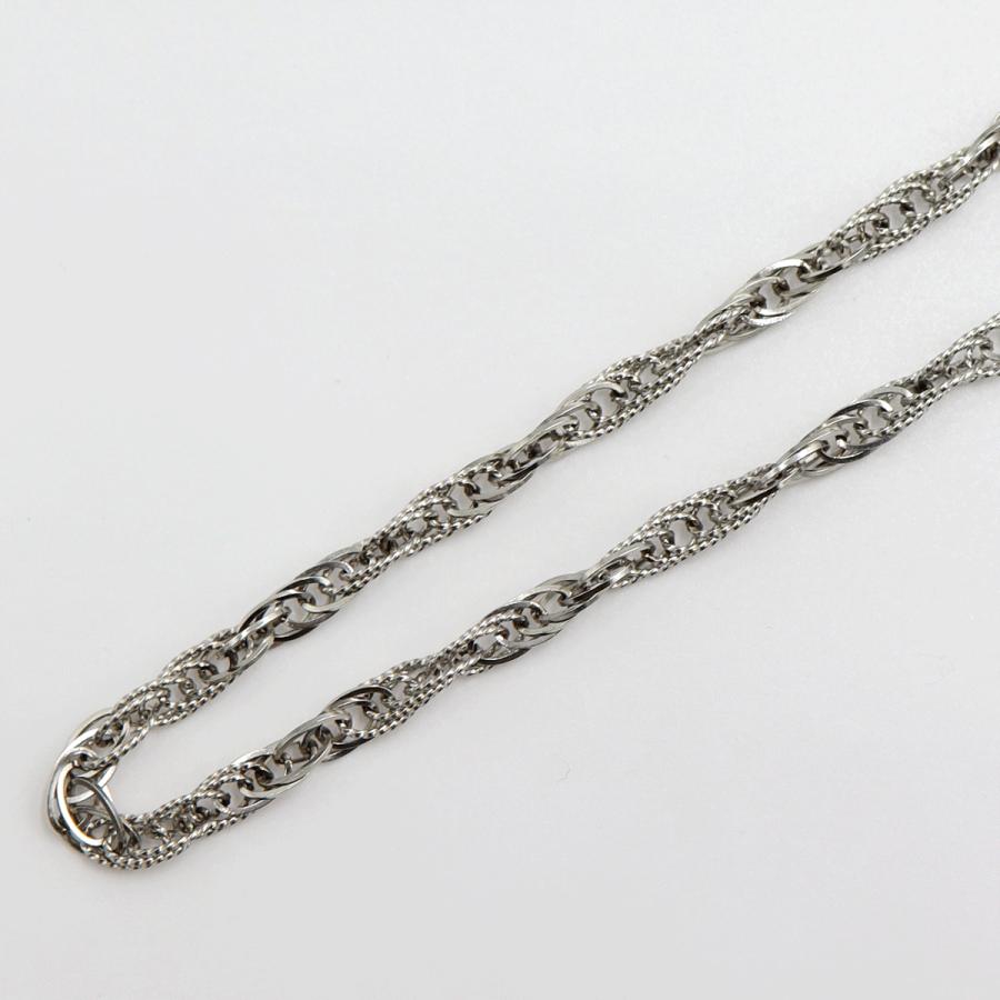 Pt850デザインブレスレット　長さ18.0cm　重量4.13ｇ（中古）