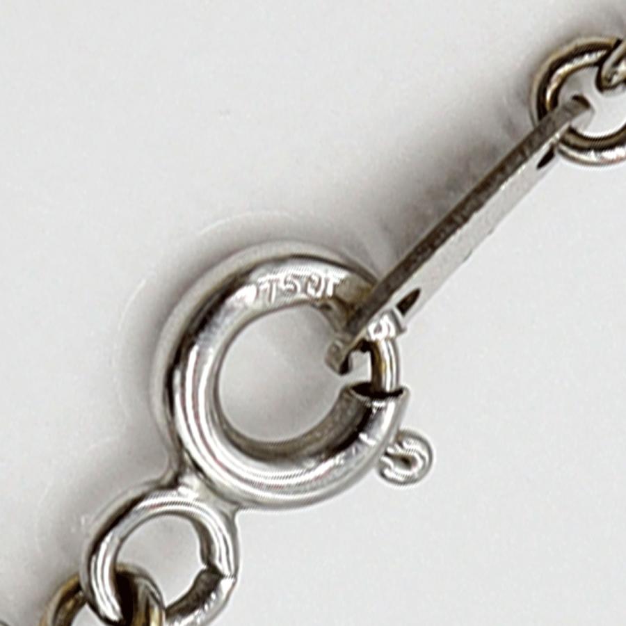 K18WGダイヤペンダントネックレス　D0.60ct　ネック長さ約44cm　重量5.56ｇ(石の重量含む)(中古)