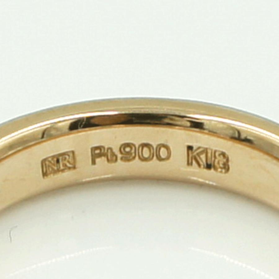 ニナリッチ(NINA RICCI)　Pt900/K18ダイヤモンドリング　リングサイズ10号　重量4.08ｇ(石の重量含む)　レディース（中古）