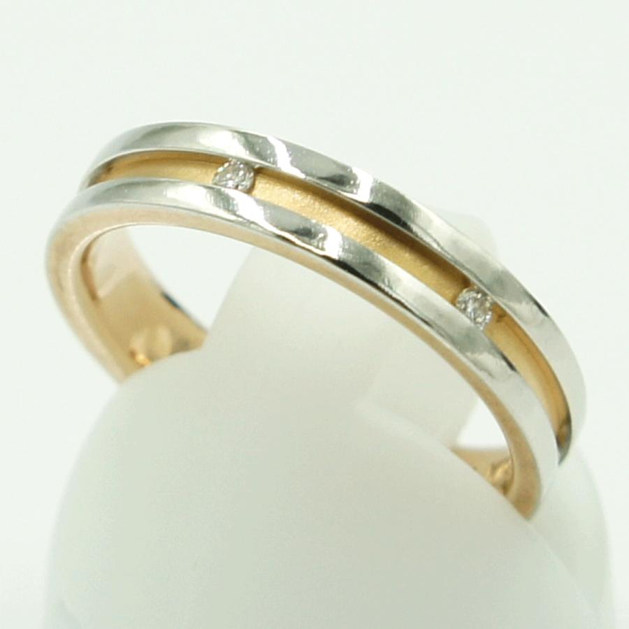 ニナリッチ(NINA RICCI)　Pt900/K18ダイヤモンドリング　リングサイズ10号　重量4.08ｇ(石の重量含む)　レディース（中古）