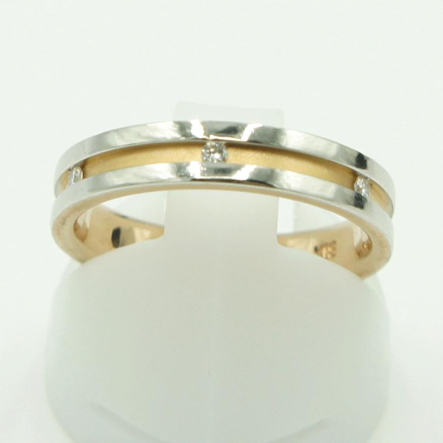 ニナリッチ(NINA RICCI)　Pt900/K18ダイヤモンドリング　リングサイズ10号　重量4.08ｇ(石の重量含む)　レディース（中古）