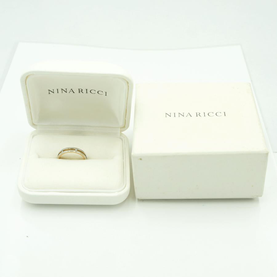 ニナリッチ(NINA RICCI)　Pt900/K18ダイヤモンドリング　リングサイズ10号　重量4.08ｇ(石の重量含む)　レディース（中古）