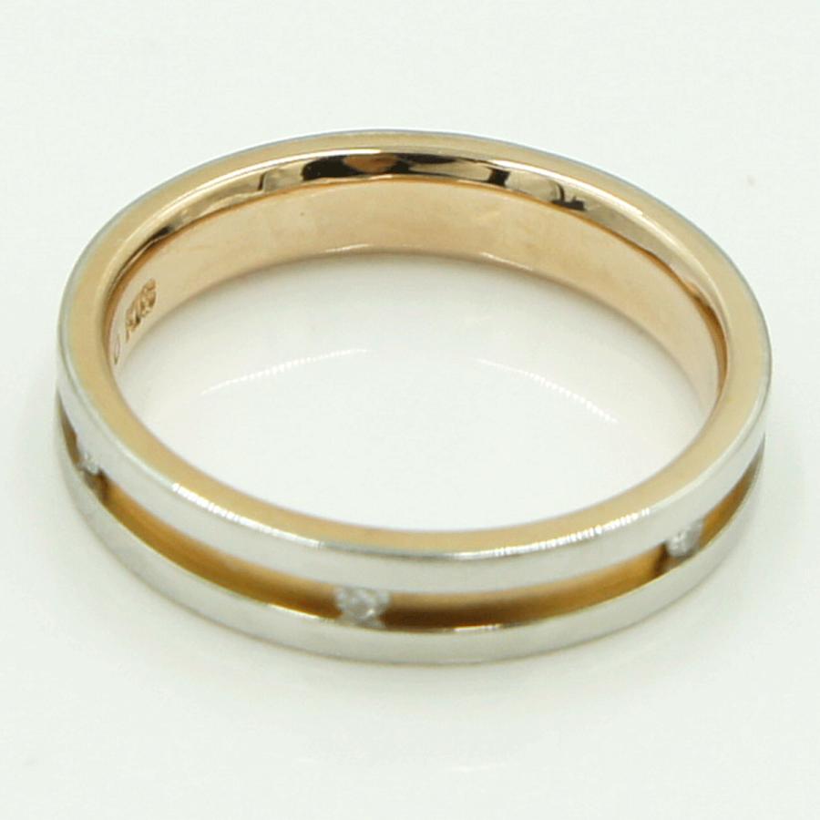 ニナリッチ(NINA RICCI)　Pt900/K18ダイヤモンドリング　リングサイズ10号　重量4.08ｇ(石の重量含む)　レディース（中古）