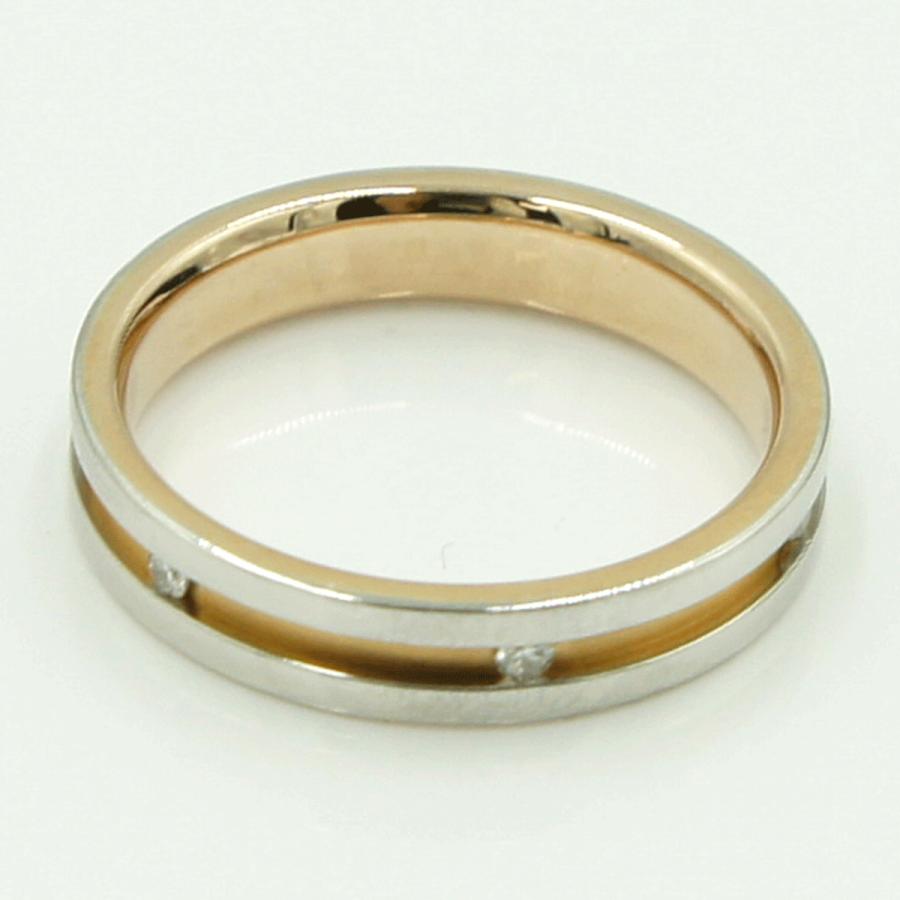 ニナリッチ(NINA RICCI)　Pt900/K18ダイヤモンドリング　リングサイズ10号　重量4.08ｇ(石の重量含む)　レディース（中古）