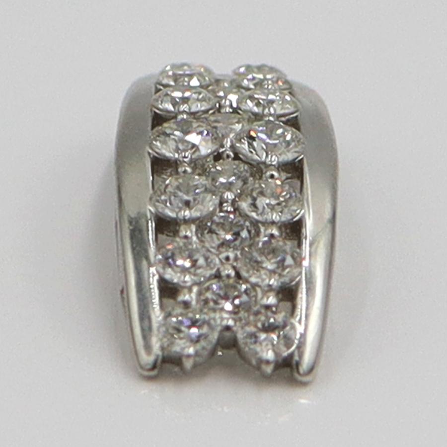 Pt900ダイヤモンドペンダントトップ　D1.00ct　重量2.54ｇ(石の重量含む)（中古）