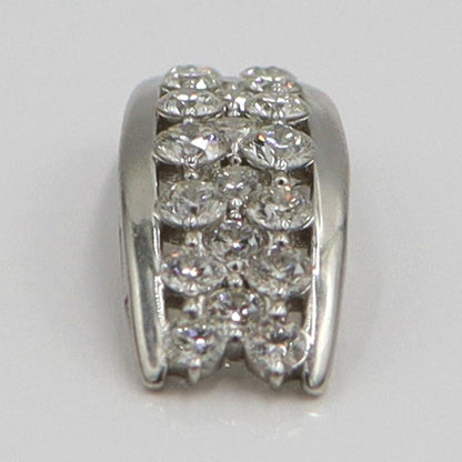 Pt900ダイヤモンドペンダントトップ　D1.00ct　重量2.54ｇ(石の重量含む)（中古）