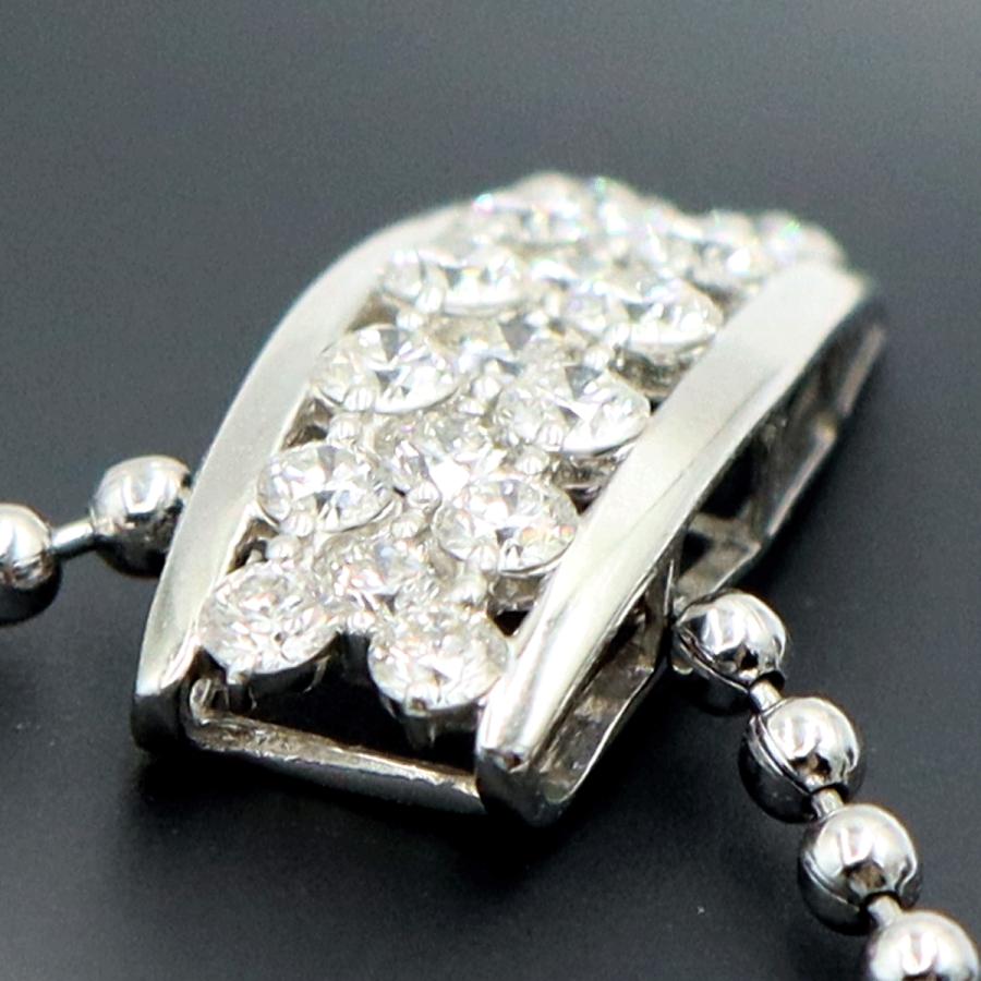 Pt900ダイヤモンドペンダントトップ　D1.00ct　重量2.54ｇ(石の重量含む)（中古）