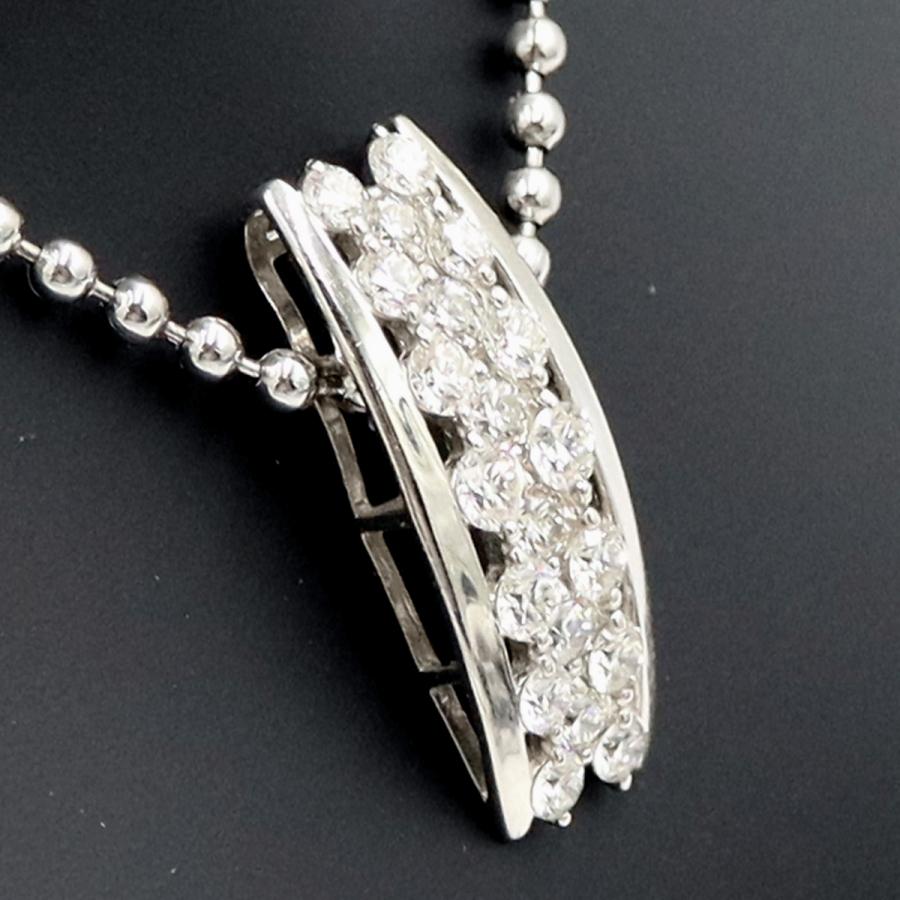 Pt900ダイヤモンドペンダントトップ　D1.00ct　重量2.54ｇ(石の重量含む)（中古）