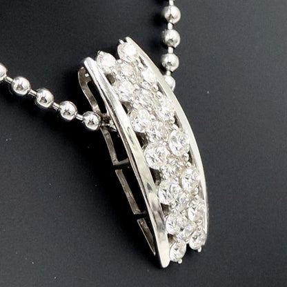 Pt900ダイヤモンドペンダントトップ　D1.00ct　重量2.54ｇ(石の重量含む)（中古）
