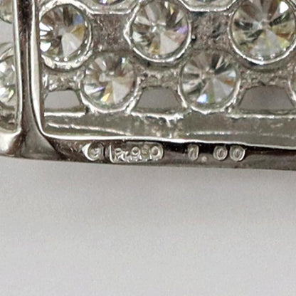 Pt900ダイヤモンドペンダントトップ　D1.00ct　重量2.54ｇ(石の重量含む)（中古）