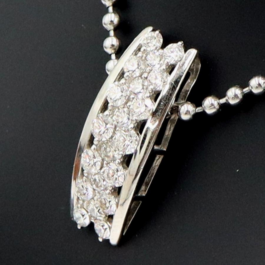 Pt900ダイヤモンドペンダントトップ　D1.00ct　重量2.54ｇ(石の重量含む)（中古）