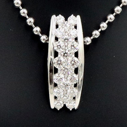 Pt900ダイヤモンドペンダントトップ　D1.00ct　重量2.54ｇ(石の重量含む)（中古）