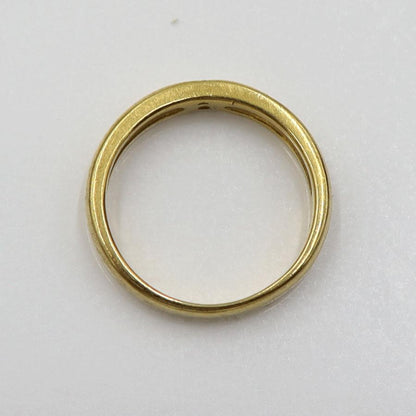 K18ダイヤモンドリング　D0.05ct　サイズ8.5号　重量3.51ｇ(石の重量含む)　(中古)