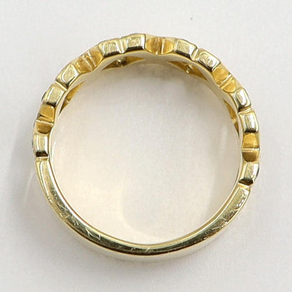 K18サファイアダイヤモンドリング　S0.41ct　D0.26ct　リングサイズ9号　重量7.21ｇ(石の重量含む)　レディース（中古）