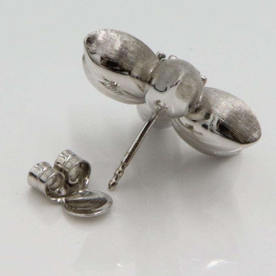 ラペルラ(LA PERLA) 750グリーンガーネットハーフピアス　重量3.64ｇ(石の重量含む)　レディース(中古)