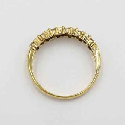 K18サファイアダイヤリング　S0.48ct D0.12ct　リングサイズ12号　 重量2.80ｇ(石の重量含む)　レディース(中古)