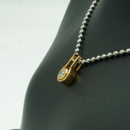 K18ダイヤモンドペンダントトップ　D0.30ct　重量1.74ｇ（石の重量含む）（中古）