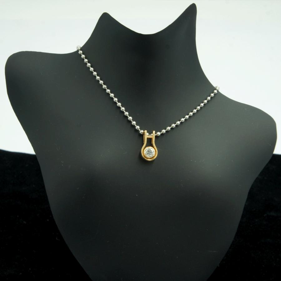 K18ダイヤモンドペンダントトップ　D0.30ct　重量1.74ｇ（石の重量含む）（中古）