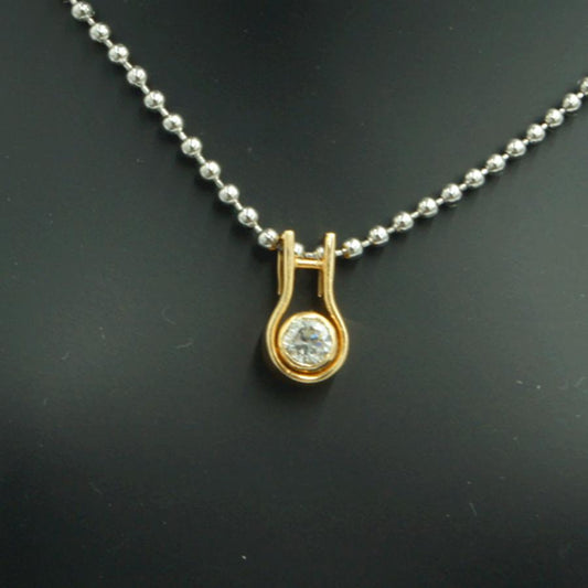 K18ダイヤモンドペンダントトップ　D0.30ct　重量1.74ｇ（石の重量含む）（中古）