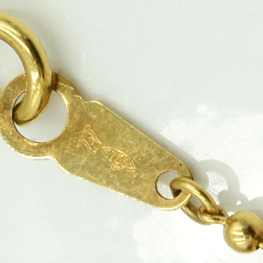 岩倉康二(イワクラ コウジ)K18/Pt900デザイナーズネックレス　重量11.91ｇ(石の重量含む)　レディース（中古）