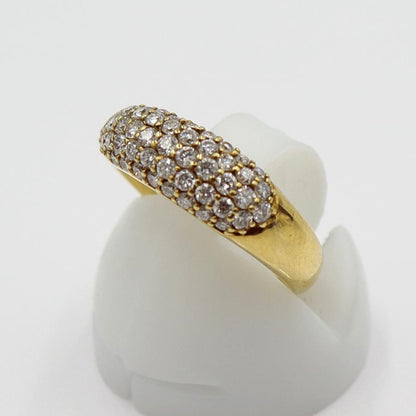 K18ダイヤモンドピンキーリング　D0.60ct　リングサイズ5号　重量3.02ｇ(石の重量含む)(中古)