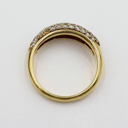 K18ダイヤモンドピンキーリング　D0.60ct　リングサイズ5号　重量3.02ｇ(石の重量含む)(中古)