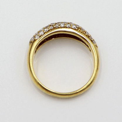 K18ダイヤモンドピンキーリング　D0.60ct　リングサイズ5号　重量3.02ｇ(石の重量含む)(中古)