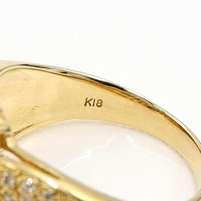 K18サファイアダイヤモンドリング　S1.29ct　D0.45ct　リングサイズ13号　重量7.17ｇ(石の重量含む)　レディース（中古）