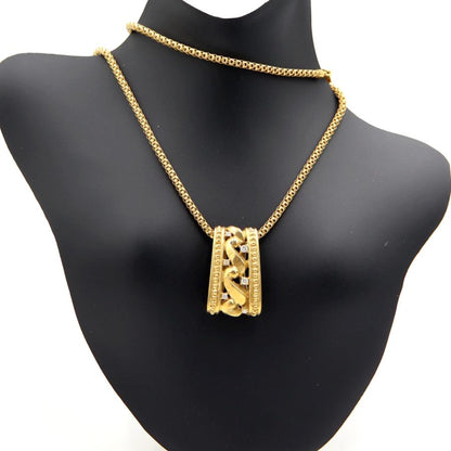 ランバン(LANVIN)750ダイヤモンドネックレス　D0.09ct　ネックレス長さ44cm　重量12.16ｇ(石の重量含む)　レディース（中古）