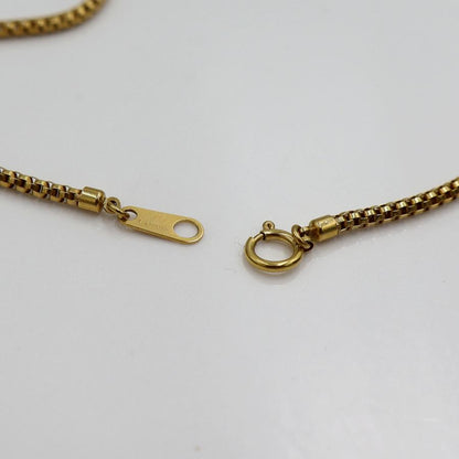 ランバン(LANVIN)750ダイヤモンドネックレス　D0.09ct　ネックレス長さ44cm　重量12.16ｇ(石の重量含む)　レディース（中古）