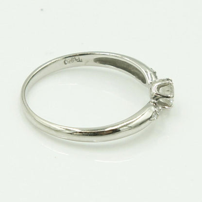 Pt950ダイヤモンドリング　D0.25ct　リングサイズ13号　重量2.32ｇ(石の重量含む)（中古）