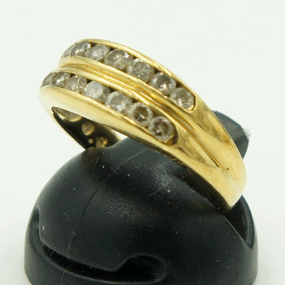 K18ダイヤモンドリング　D0.61ct　リングサイズ10号　重量3.35ｇ(石の重量含む)（中古）