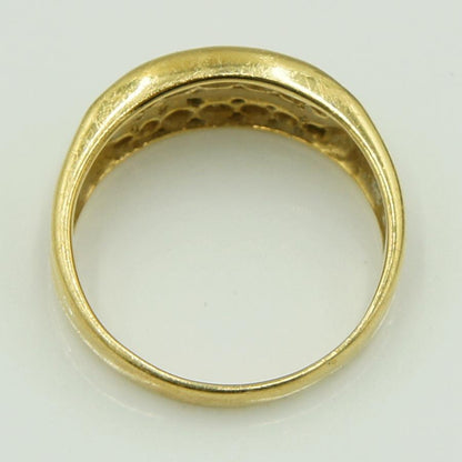 K18ダイヤモンドリング　D0.61ct　リングサイズ10号　重量3.35ｇ(石の重量含む)（中古）