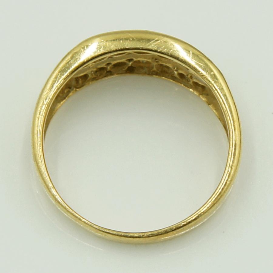 K18ダイヤモンドリング　D0.61ct　リングサイズ10号　重量3.35ｇ(石の重量含む)（中古）