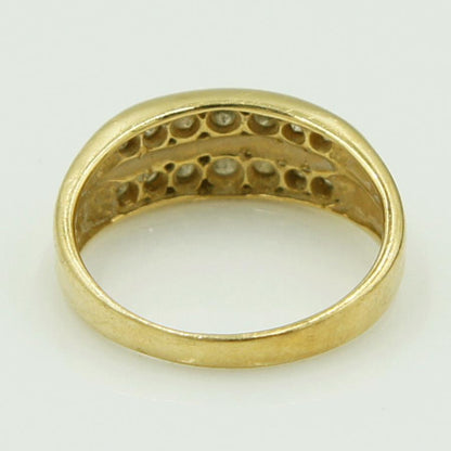 K18ダイヤモンドリング　D0.61ct　リングサイズ10号　重量3.35ｇ(石の重量含む)（中古）