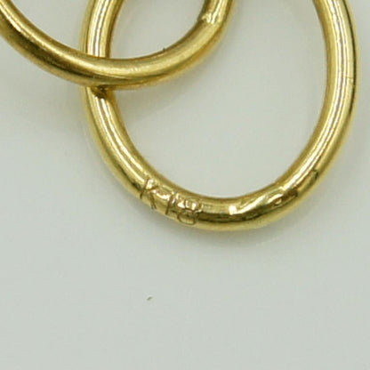 K18クロスペンダントトップ　重量4.20ｇ　ペンダントトップ　レディース（中古）