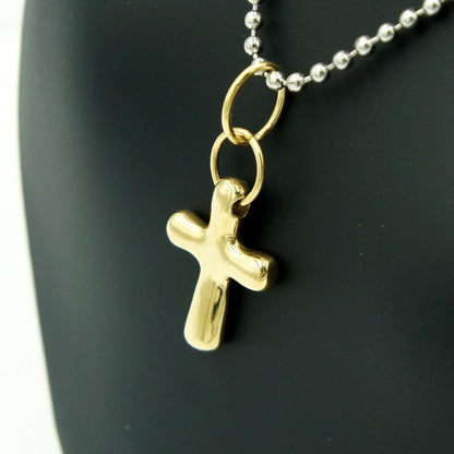 K18クロスペンダントトップ　重量4.20ｇ　ペンダントトップ　レディース（中古）