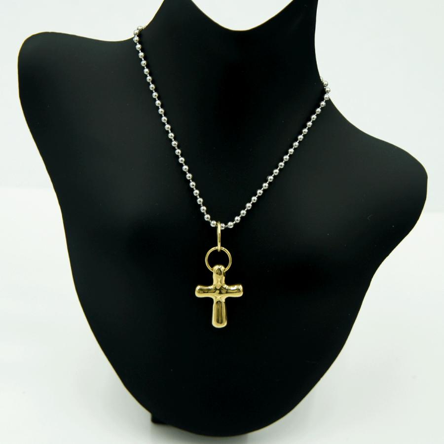 K18クロスペンダントトップ　重量4.20ｇ　ペンダントトップ　レディース（中古）