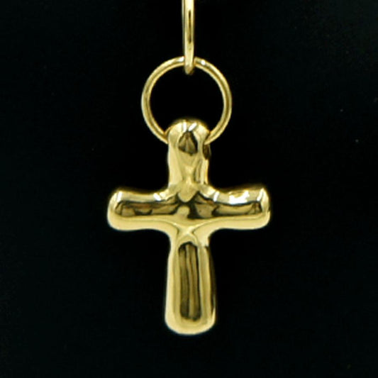 K18クロスペンダントトップ　重量4.20ｇ　ペンダントトップ　レディース（中古）