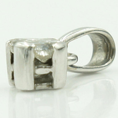 K18ダイヤモンドペンダントトップ　D 0.41ct　重量1.65ｇ(石の重量含む)（中古）