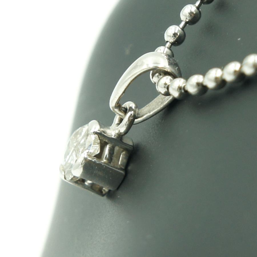 K18ダイヤモンドペンダントトップ　D 0.41ct　重量1.65ｇ(石の重量含む)（中古）