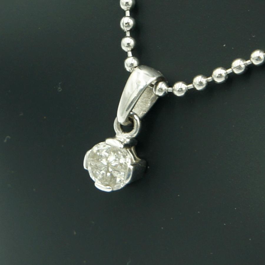 K18ダイヤモンドペンダントトップ　D 0.41ct　重量1.65ｇ(石の重量含む)（中古）